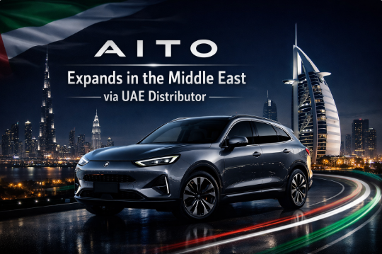 آيتو، علامة السيارات الكهربائية الصينية، تتوسع في الشرق الأوسط عبر موزّع في الإمارات